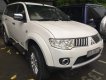 Mitsubishi Pajero Sport  D   2011 - Bán Mitsubishi Pajero Sport D, model 2012, sx 2011, màu trắng, máy dầu, số tự động, 1 cầu, nội thất cao cấp ghế da 2 màu