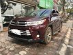 Toyota Highlander LE 2.7 2018 - Bán ô tô LE 2.7 sản xuất năm 2018, màu đỏ, biển Hà nội, lăn bánh 1500km