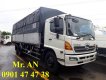 Hino FL 2018 - Xe tải Hino FL 3 chân, ga cơ, thùng nhôm siêu dài, mới 100%, LH: 0901 47 47 38