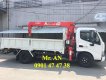 Hino 300 Series 2019 - LH: 0901 47 47 38 - Xe tải cẩu Hino 2 tấn, thùng 3.4m, cẩu Unic mới 100%