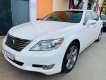 Lexus LS 2010 - Bán xe Lexus LS460L sản xuất 2010 màu trắng, 5 ghế có matxa, rada, nâng hạ gầm