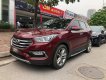 Hyundai Santa Fe 2017 - Cần bán xe Hyundai Santa Fe máy dầu 2017, màu đỏ, xe nhập