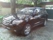 Hyundai Santa Fe 2008 - Cần bán lại xe Hyundai Santa Fe 2008, màu đen chính chủ xe nguyên bản