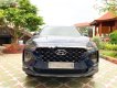 Hyundai Santa Fe 2019 - Cần bán gấp Hyundai Santa Fe năm 2019, màu xanh lam xe nguyên bản