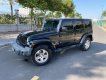 Jeep Wrangler   2009 - Bán Jeep Wrangler Sahara Unlimited năm 2009, màu đen, nhập khẩu  