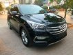 Hyundai Santa Fe 2017 - Cần bán Hyundai Santa Fe 2.4L 4WD, năm 2017, màu đen chính chủ, giá 955tr