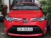 Toyota Vios 2015 - Cần bán lại xe Toyota Vios AT sản xuất 2015, màu đỏ chính chủ