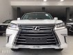 Lexus LX 570 2020 - Bán xe siêu lướt LX570 màu trắng, nội thất da bò, đăng ký tên cty T7/2020, lướt có 6200Km