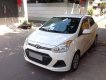 Hyundai Grand i10 2017 - Bán Hyundai I10 sedan 1.2 màu trắng 2017 số sàn xe đẹp