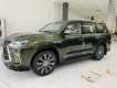 Lexus LX 2021 - Bán Lexus LX570 Super Sport S Sản xuất 2021 màu xanh bộ đội nội thất nâu, xe nhập mới 100% bản thể thao ful đồ nhất