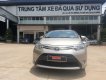 Toyota Vios 1.5 E CVT 2017 - Cần bán Toyota Vios 1.5 E CVT đời 2017, màu vàng, biển SG - 66.000km - Giá giảm vài chục