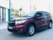 Toyota Highlander 2014 - Bán xe ô tô Toyota Highlander LE màu đỏ mận, năm sản xuất 2014, xe nguyên bản, động cơ hộp số zin 100%