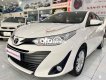 Toyota Vios 2019 - Bán ô tô Toyota Vios 1.5E CVT 2019, màu trắng xe gia đình, 445 triệu