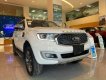 Ford Everest 2022 - Bán xe Ford Everest Titanium 2022 4x2 bi-turbo, auto hold màu trắng, nhập khẩu