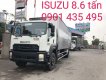 Isuzu FVR900 2023 - Xe 8.6 tấn thùng kín 7.3m. KM: Tiền 30tr, máy lạnh, 12 phiếu bảo dưỡng, radio MP3