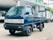 Suzuki Super Carry Truck 2022 - Xe tải 645kg thùng lửng màu xanh - Khuyến mãi 30 triệu và phụ kiện