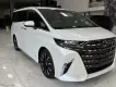 Toyota Alphard HEV 2025 - Alphard HEV màu Trắng nội thất nâu xem nhập mới 100%, Xe sẵn hồ sơ đăng ký luôn.