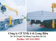 Xe chuyên dùng Xe cẩu 2017 - Bán xe tải 4 chân gắn cẩu tự hành 7 tấn, 8-10 tấn, 12-15 tấn Soosan, atom 2017-2018 giá 2 tỷ 150 tr tại Hà Nội