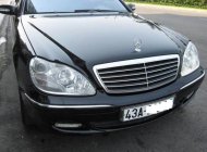 Mercedes-Benz S500   2004 - Chính chủ cần bán lại xe Mercedes S500 đời 2004, màu đen, nhập khẩu chính hãng giá 550 triệu tại Đà Nẵng