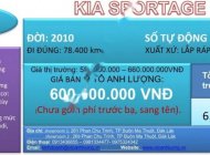 Kia Sportage 2.0AT 2010 - Bán xe Kia Sportage 2.0AT 2010, màu bạc xe gia đình giá 600 triệu tại Đắk Lắk