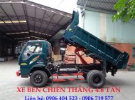 Xe tải 1250kg 2017 - Bán xe Ben Chiến Thắng 4.6 tấn trả góp, giá rẻ giá 350 triệu tại Bình Dương