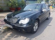 Mercedes-Benz C class C200 Kompressor MT 2002 - Cần bán xe Mercedes C200 Kompressor MT đời 2002, màu đen xe gia đình, 195tr giá 195 triệu tại Đồng Tháp