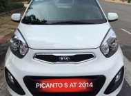 Kia Picanto   S AT 2014 - Bán Kia Picanto S AT sản xuất năm 2014, màu trắng   giá 325 triệu tại Hậu Giang