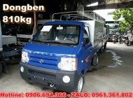 Xe tải 500kg 2018 - Bán xe tải Dongben 810kg, thùng bạt trả góp (80%) lãi suất thấp giá 168 triệu tại Tp.HCM