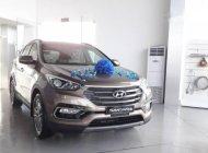 Hyundai Santa Fe 2018 - Cần bán Hyundai Santa Fe đời 2018, màu nâu giá 1 tỷ 70 tr tại Quảng Ngãi