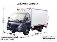 Fuso 2018 - Bán xe tải thùng Daisaki động cơ Isuzu, xe tải thùng máy dầu tại Nam Định, Thái Bình giá 370 triệu tại Thái Bình