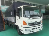 Hino 500 Series 2017 - Bán xe tải mui bạt Hino 6 tấn thùng dài 5,6m đời 2017, màu trắng giá mềm giá 935 triệu tại Đà Nẵng