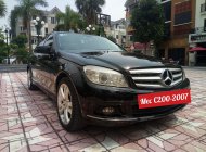 Mercedes-Benz C class C200 2007 - Bán xe Merc C200 SX 2007 màu đen - nội thất đen giá 385 triệu tại Hà Nội
