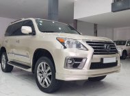 Lexus LX 2015 - Cần bán xe Lexus LX570 sản xuất 2015, nhập khẩu nguyên chiếc, màu vàng cát giá 4 tỷ 680 tr tại Hà Nội