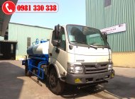 Xe tải 2,5 tấn - dưới 5 tấn 2020 - Xi téc 4 khối Hino 2020, màu trắng giá 720 triệu tại Tp.HCM