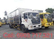 Showroom bán xe tải DongFeng B180 thùng kín dài 9m7 thùng mở 3 cánh giá 975 triệu tại Bình Dương