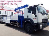 Isuzu F-SERIES  2022 - Isuzu FVR900 thùng lửng lắp cẩu Tadano, giao xe ngay, giá tốt, hỗ trợ vay ngân hàng thủ tục nhanh gọn giá 1 tỷ 895 tr tại Tp.HCM