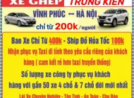 Hãng khác Khác 2022 - TỔNG ĐÀI ĐẶT XE 24/7 -0989685305 -XE GHÉP TRUNG KIÊN VĨNH PHÚC - HÀ NỘI CHỈ TỪ 200K/NGƯỜI giá 2 triệu tại Hà Nội