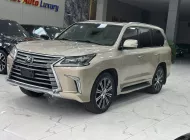 Lexus LX 570 USA 2019 - Bán xe Lexus LX 570 USA sản xuất 2019, màu vàng, nhập khẩu nguyên chiếc giá 6 tỷ 760 tr tại Hà Nội