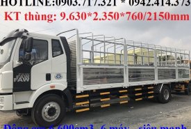 Xe tải 5 tấn - dưới 10 tấn 2019 - Xe tải Faw 7t25 thùng dài 9m7 trả góp toàn quốc giá 990 triệu tại Vĩnh Long
