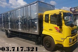 Xe tải 5 tấn - dưới 10 tấn 2020 - Xe DongFeng B180 thùng kín dài 9m7 tải 7T5, giá tốt giao xe ngay giá 950 triệu tại Tp.HCM