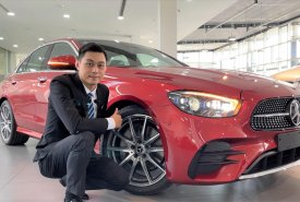 Mercedes E300 AMG 2022 | Màu Đỏ/Đen Giao Liền Quận Bình Tân | Trả góp tới 80% | Quang Mercedes Phú Mỹ Hưng giá 2 tỷ 950 tr tại Tp.HCM