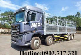 Xe tải Trên 10 tấn 2022 - Bán xe tải Howo Max 4 chân tải trọng 17t5 thùng 9m7 giao ngay giá 1 tỷ 680 tr tại Bình Phước