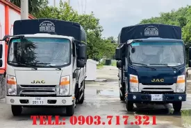 Xe tải 1,5 tấn - dưới 2,5 tấn 2023 - Xe tải Jac N200S tải 1t99 thùng dài 4m3 máy Cummins Mỹ giá 438 triệu tại Tây Ninh