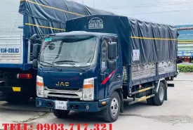 Xe tải 2,5 tấn - dưới 5 tấn 2023 - Bán xe tải Jac N350S máy Mỹ Cummins 90HP thùng dài 4.36m giá ưu đãi  giá 430 triệu tại Bình Phước