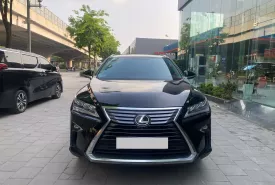 Lexus RX 350 Luxury 2017 - Bán Lexus RX350 sản xuất 2017, màu đen,nội thất nâu,xe chạy ít cực mới giá 2 tỷ 420 tr tại Hà Nội