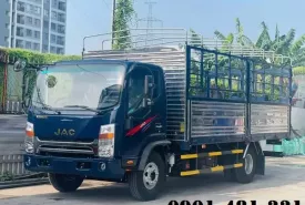 Xe tải 2,5 tấn - dưới 5 tấn 2024 - Bán xe tải Jac N350 E5 thùng bạt 5m2 động cơ DEV bảo hành 5 năm giá 536 triệu tại Bình Dương