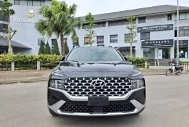 Hyundai Santa Fe 2022 - Chính chủ bán Santafe Premium 2.5L HTRAC, sản xuất 2022 màu đen, đăng ký tên cá nhân giá 1 tỷ 58 tr tại Hà Nội