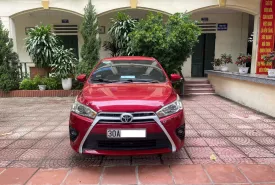 Toyota Vios 1.3G 2015 - Gia đình cần bán chiếc xe ô tô Toyota Yarit 1.3 G sx 2015 màu đỏ giá 355 triệu tại Hà Nội