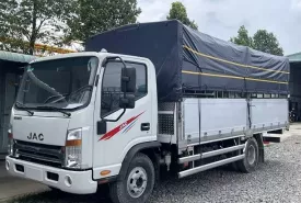 Xe tải 5 tấn - dưới 10 tấn 2025 - Bán xe tải Jac N650E5A thùng bửng nhôm tải 6T9 giá 590 triệu tại Bình Dương