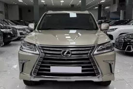 Lexus LX 570 2016 - Bán Lexus LX570 sản xuất 2016 màu vàng cát. giá 4 tỷ 360 tr tại Hà Nội